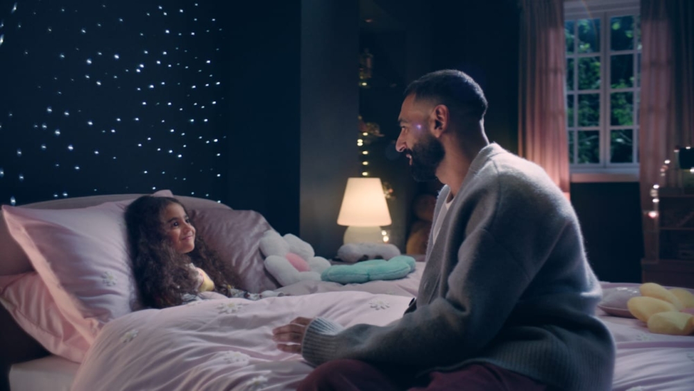 محمد صلاح وابنته كيان في إعلان برنامج بيبسي ستارز الجديد