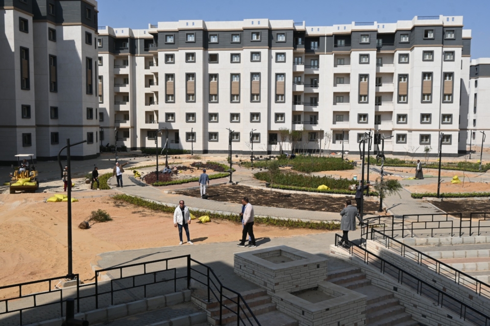 معدلات تنفيذ شقق الاسكان الأخضر بالعاشر من رمضان