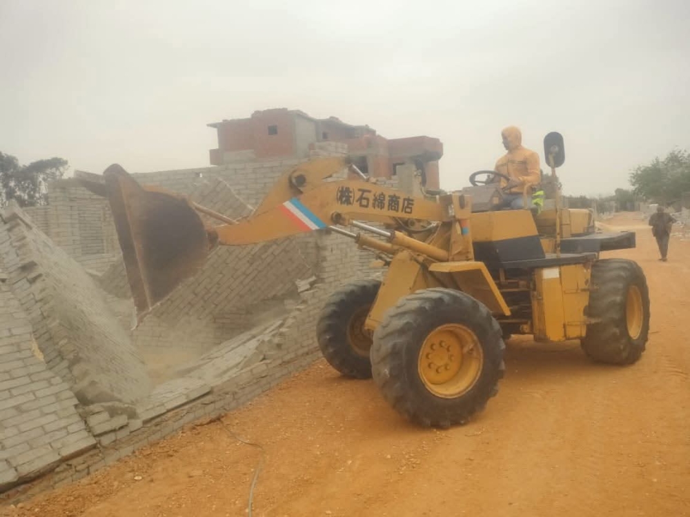 حملات مكثفة لإزالة التعديات بالعبور الجديدة خلال إجازة العيد