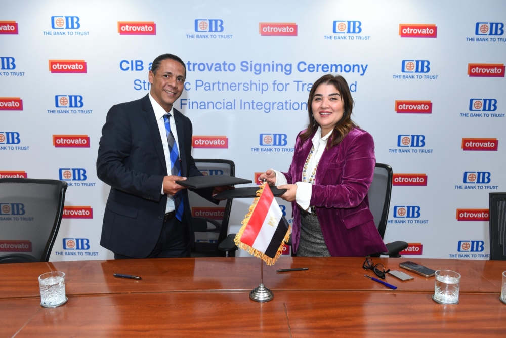 توقيع مذكرة تفاهم استراتيجية بين شركة أوتروفاتو والبنك التجاري الدولي  (CIB)  لتعزيز تمكين التجارة والحلول المالية في إفريقيا
