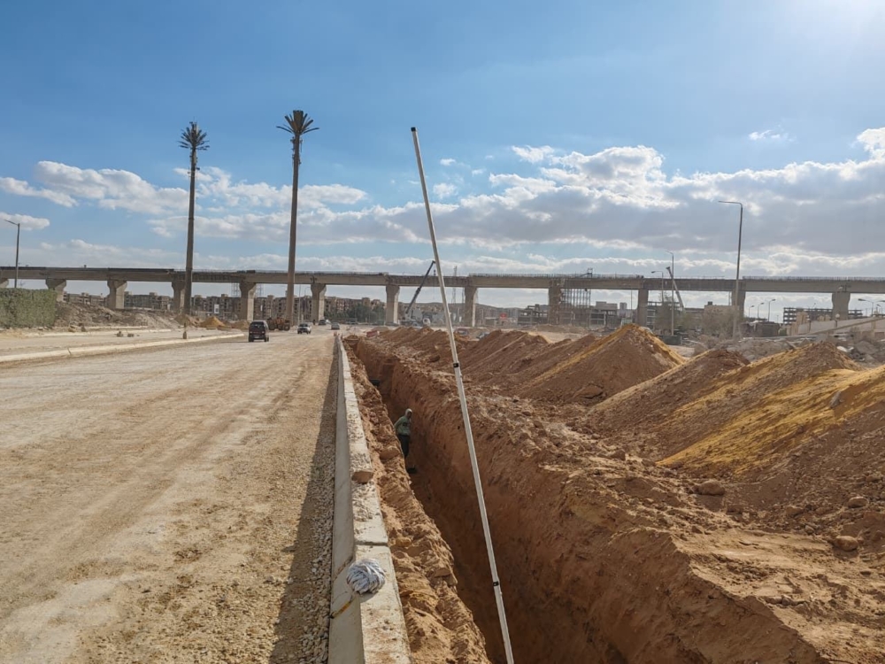 جهاز حدائق أكتوبر يكشف عن أسباب تأخر أعمال رصف طريق سوق الجملة